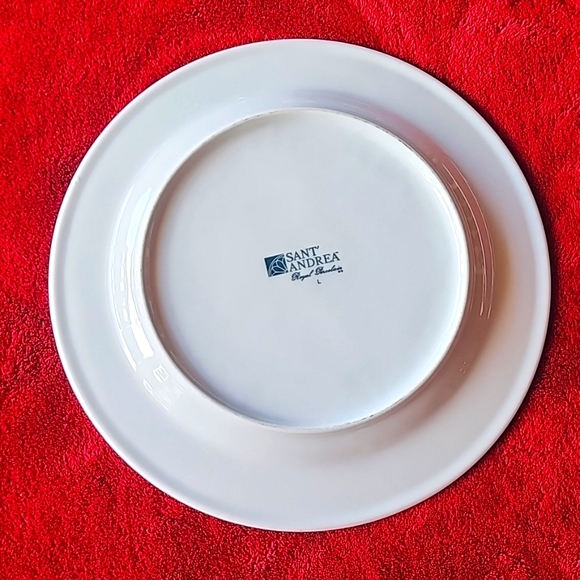 Set of 2 Sant' Andrea Royal Porcelain, Dinner Plates. - Picture 5 of 6